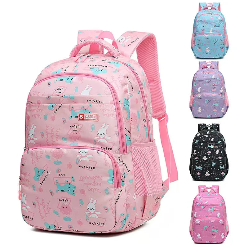Wholesale New Casual Backpack Schoolbags for Girls Children's Primary School Style Made of Oxford Material