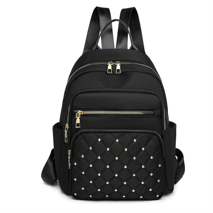 Custom Cute Girls Luxury Candy Colour Nylon Designer Mini Backpack with logo