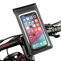 Waterproof Bike Front Cell Phone Bag Touch Screen Handlebar Bicycle Motorcycle Quick Release Mobile Phone Holder Bag