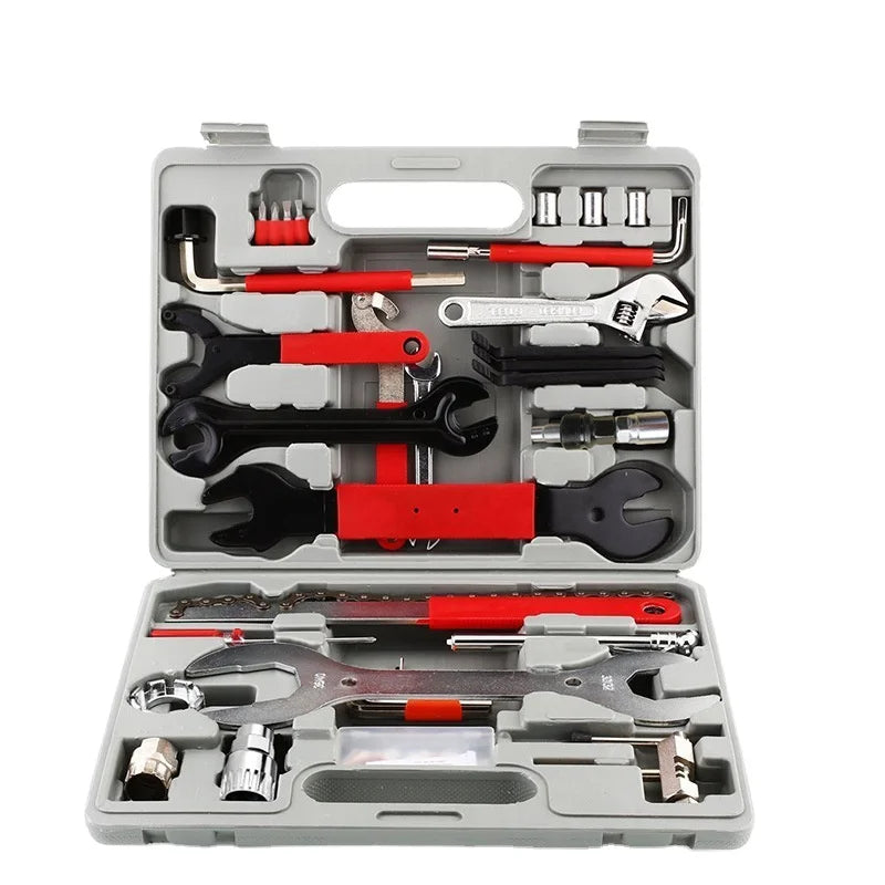 44pcs Professional Bike Repair Tool Kit  Bicycle Maintenance Tool Set for Mountain Bike Road Bike Maintenance