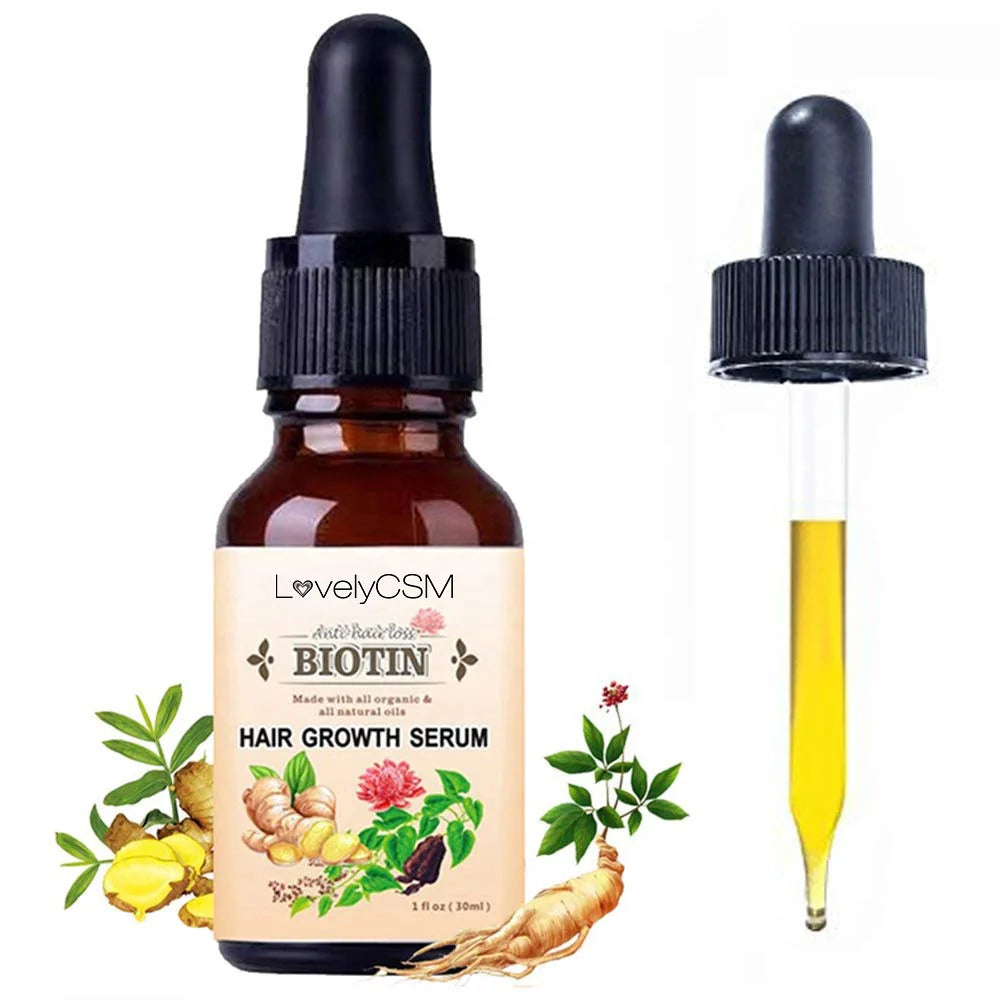 Wholesale High Quality Top Grade Anti-Hair Loss Repairing Serum Essence Argan Oil Unisex Hair Growth Regrowth Concentrated