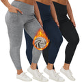 Thickened Fleece Lined Plus Size High Waist Winter Thermal Leggings with Pockets for Women Custom Logo Outdoor Warm Pants