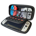 Leather Carrying Case for Switch Protective Pouch with Game Card Slot Binder PU Waterproof Surface Material