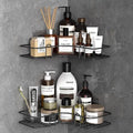 Metal Shower Wall Mount Bathroom Shelf Suction Kitchen & Bathroom Storage Holder for Shampoo No Drilling Required
