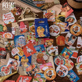 Wholesale Decorative 45pcs/pack Vintage People Journal Scrapbooking Stickers Papers for Phone Notebook