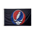 Wholesale Custom Logo Grateful Dead Dancing Bear Polyester Banner 90cm*150cm Indoor Outdoor Rock Banner with Grommets