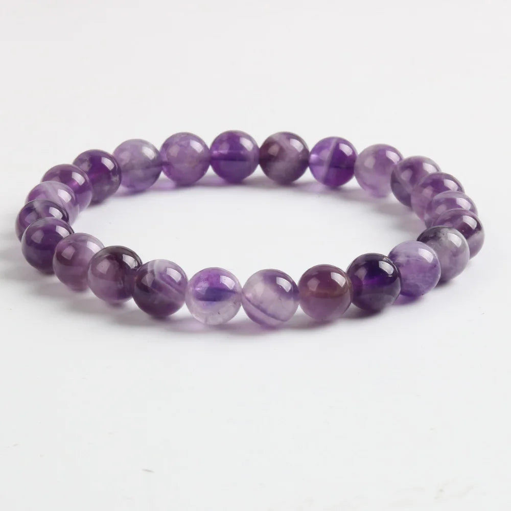 New Natural Fashion Purple Dream Amethyst Bracelet  for Women Perfect  Anniversaries Gift