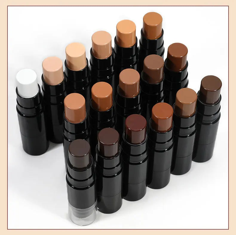 Private Label Vegan Foundation Stick Matte Finish Full Coverage Contour & Concealer Mineral Cream for Face & Body Single Color
