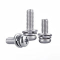 Customized Metric M2-M8 Oval Pan Head Combination Bolts and Screws Stainless Steel 304/316 Box Packing