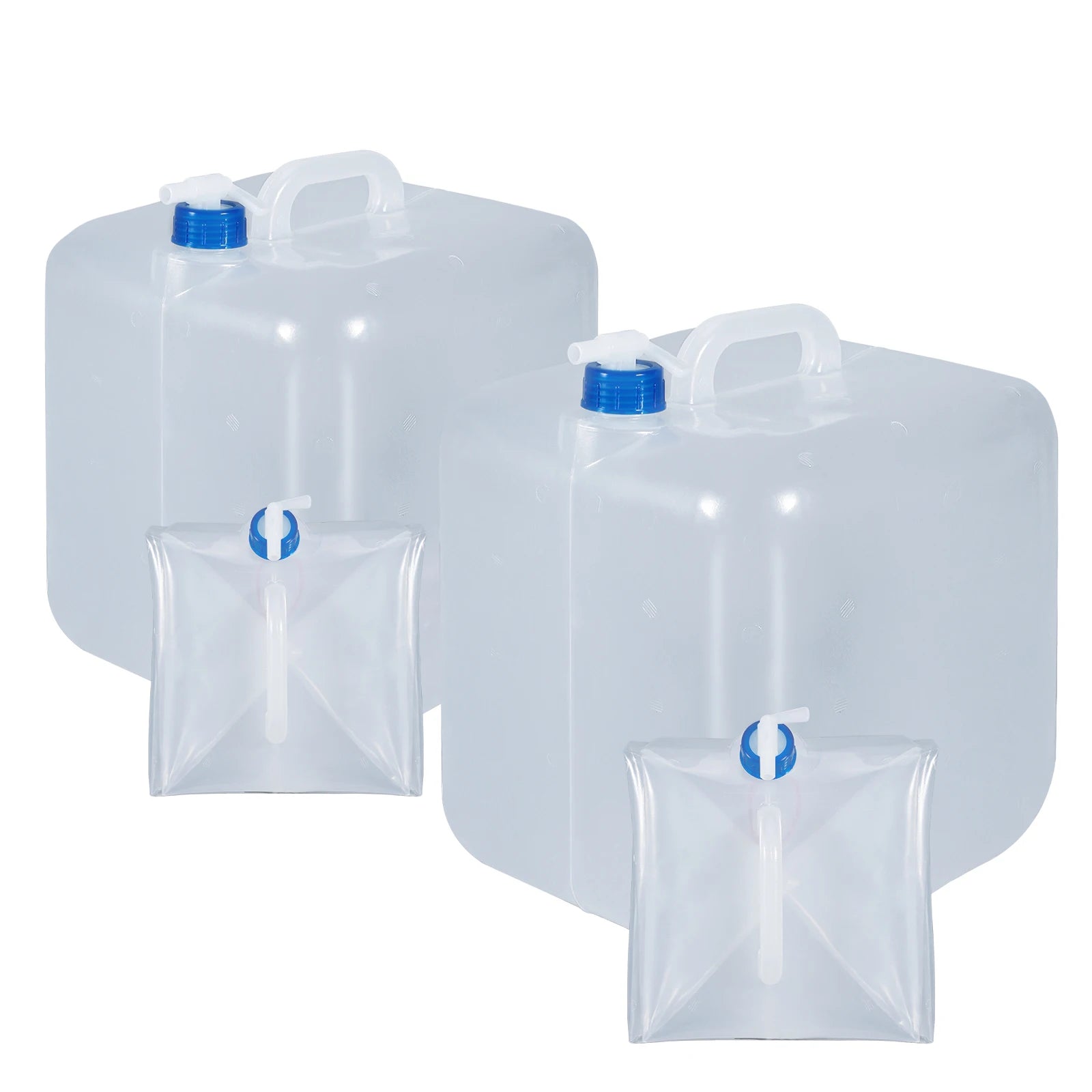 Factory Wholesale Easy Carry Collapsible Water Bag Folding Jerry Can with Faucet Spigot