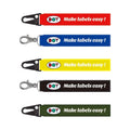 Motorcycle Eagle Beak Keychain Wholesale Custom Embroidery Logo Wrist Strap Embroidered Key Chains Tags for Airplane and Gifts