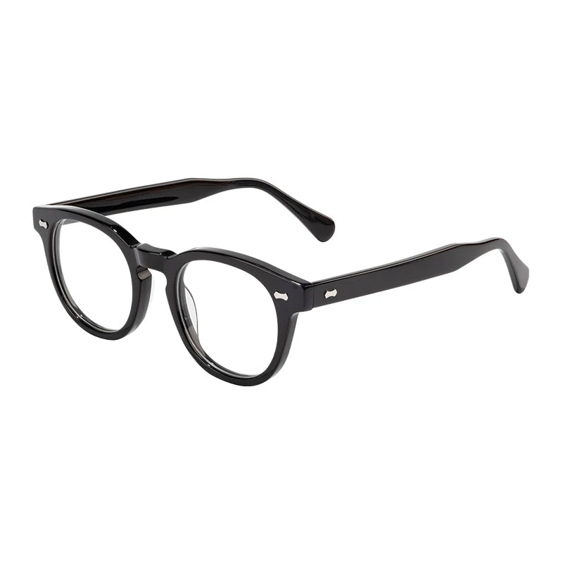 High Quality Designer Unisex Retro Style Acetate Optical Glasses Spectacles Eyeglasses Frames Diamond Face Shape Match