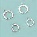 Wholesale Bulk Price10mm 12mm Real 925 Sterling Silver Drop Earring Hook for Baroque Pearl Jewelry Making