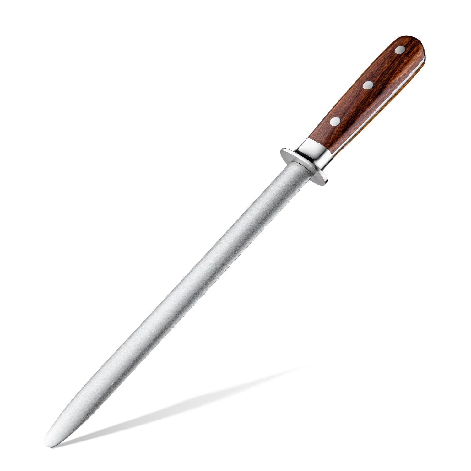 Grandsharp 9 Inch Diamond Powder Round Shank Sharpening Rod Kitchen Chef Knives Accessories 500# Sharpening Stick Sharpener