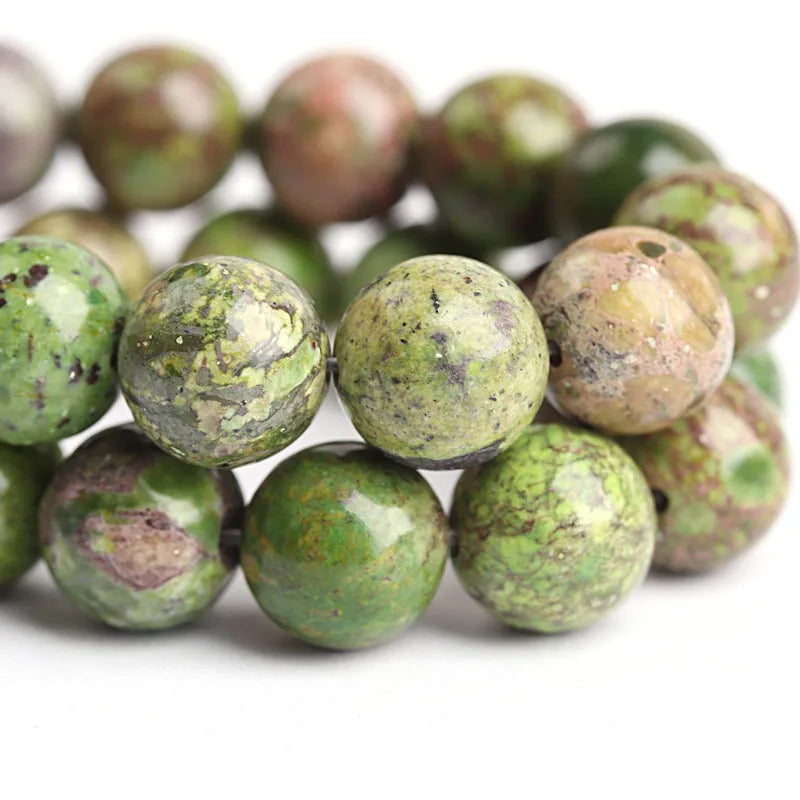 Fashion 6/8/10 mm Perlen Diy Beads Accessories Making Jewelry Bracelet Natural Turquoise Emperor Stone