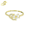 Hot Sale Gold Jewelry Wedding Couple Rings for Men Women Rings Engagement Jewelry Alliance 18K Gold Rings