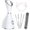 Professional Ionic Facial Steamer New White Pink Black-Private Label Humidifier Whitening Feature Face Nano Mister Mist Sprayer