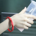 Custom Silicone Bracelet Key Ring Silicone Bangle Bracelet Custom Silicone Wristband Keychain Fashion Rhombus Bracelet
