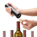 Various Good Quality a Dry Battery Tin Foil Knife Vacuum Integrated Plug Tulip Decanter Combo Bottle Opener Set