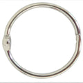 Trendy Luxury & Classic Bag Accessories Plated Steel Loose Leaf Binder Rings Keychain Key Rings for School Home Metal Book Rings