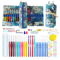Popular Crochet Kit for Beginners Crochet Hooks Ergonomic Soft Handle Gift for Women Beginner Kids Crochet Tool With Storage Bag