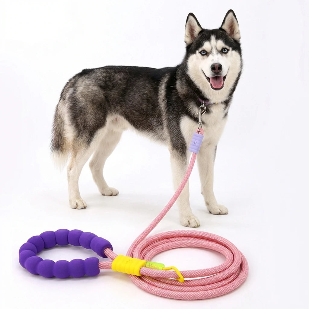 Multifunctional Hands-Free Dog Leash - Adjustable Waist & Shoulder Running Belt with High-Density Nylon for Medium Large Dogs