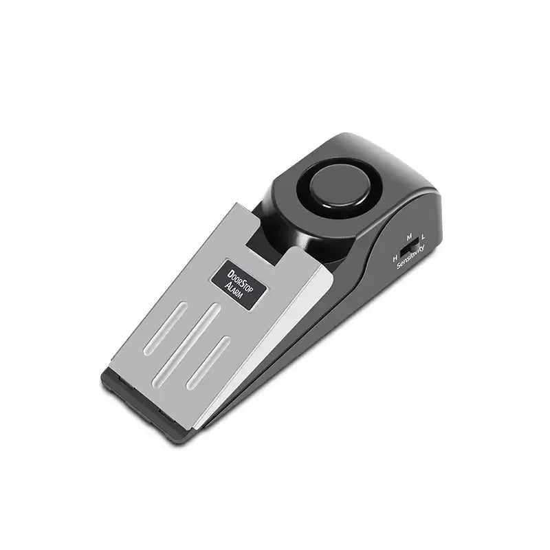 Home Hotel Travel Security Wedge Shaped Door Stop Stopper Alarm with 120DB Siren
