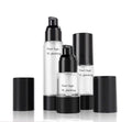 15ml 30ml 50ml Empty Black Round AS Cosmetic Lotion Bottle Airless Pump Bottle for Cosmetic Packaging