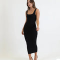 Low Moq Custom Clothing Bandage Open Front tank Top Women Dresses Bodycon Maxi Party Dress