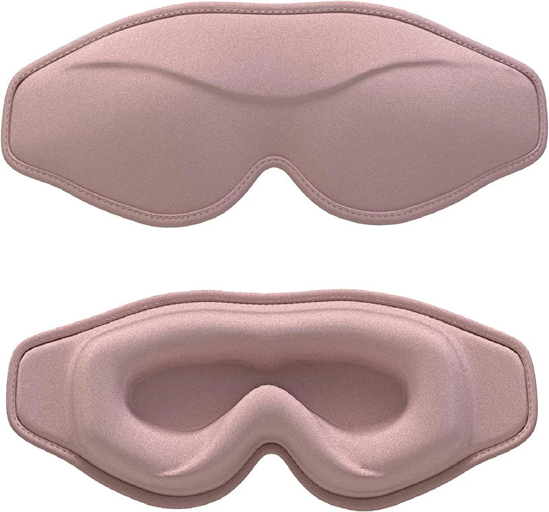 Custom Logo 3D Sleep Eye Mask Integrated Nose Wing Memory Foam Sleeping Mask Light-Blocking Eye Mask