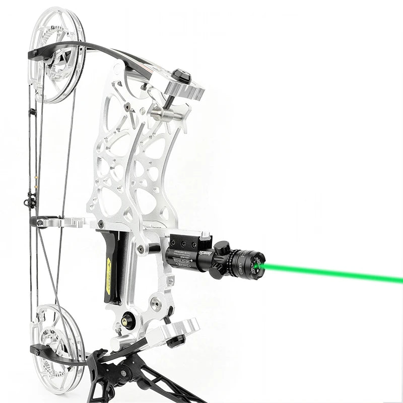 Archery Green Laser Sight Aluminium Alloy Tactical Green Laser Sight for Compound Bow Outdoor Hunting Sport Accessories