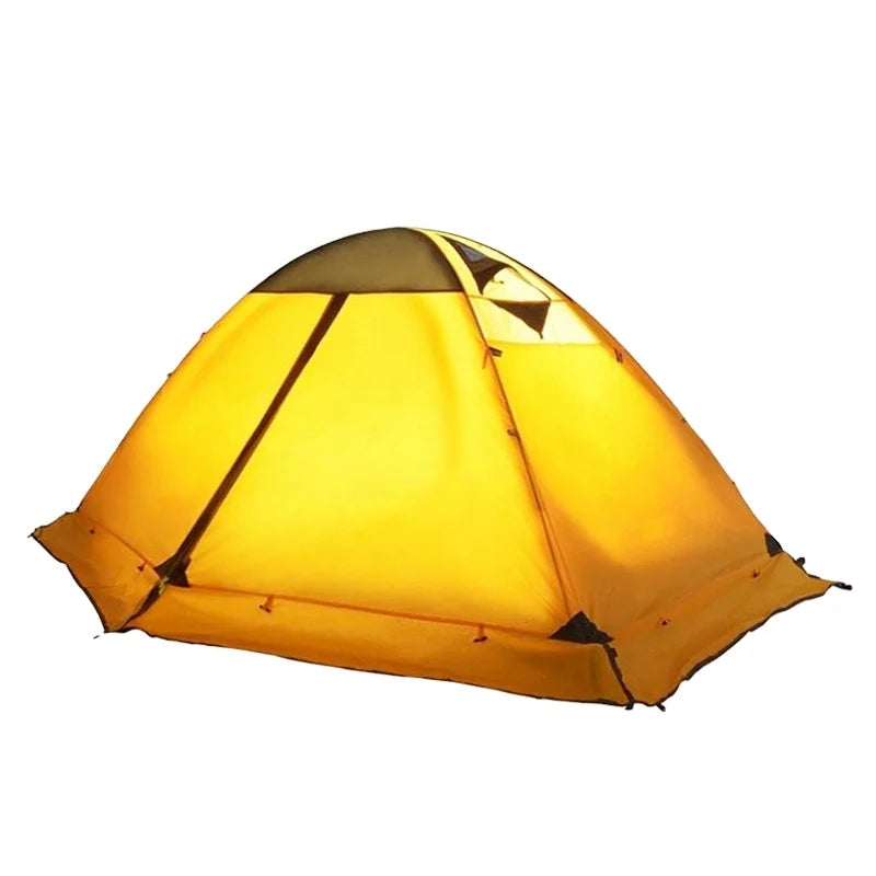 JWJ-043 Outdoor Portable Trekking Mountain Tents 2 Person Portable 4 Season Ultralight Hiking Tent