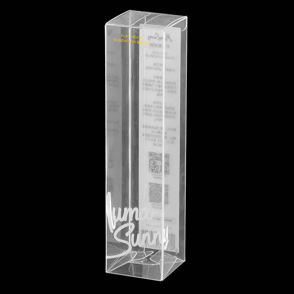 Custom logo Printing Small clear PVC PET PP Plastic Packaging Gift Box for Pencil