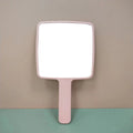 Handheld Single Side clear Decorative Makeup Hand Held Portable Portable Makeup Beauty Salon square Mirror