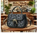 2025 Trendy Luxury PU Leather Women's Crossbody Handbag Large Capacity Designer Shoulder Bag Zipper Closure Waterproof Polyester
