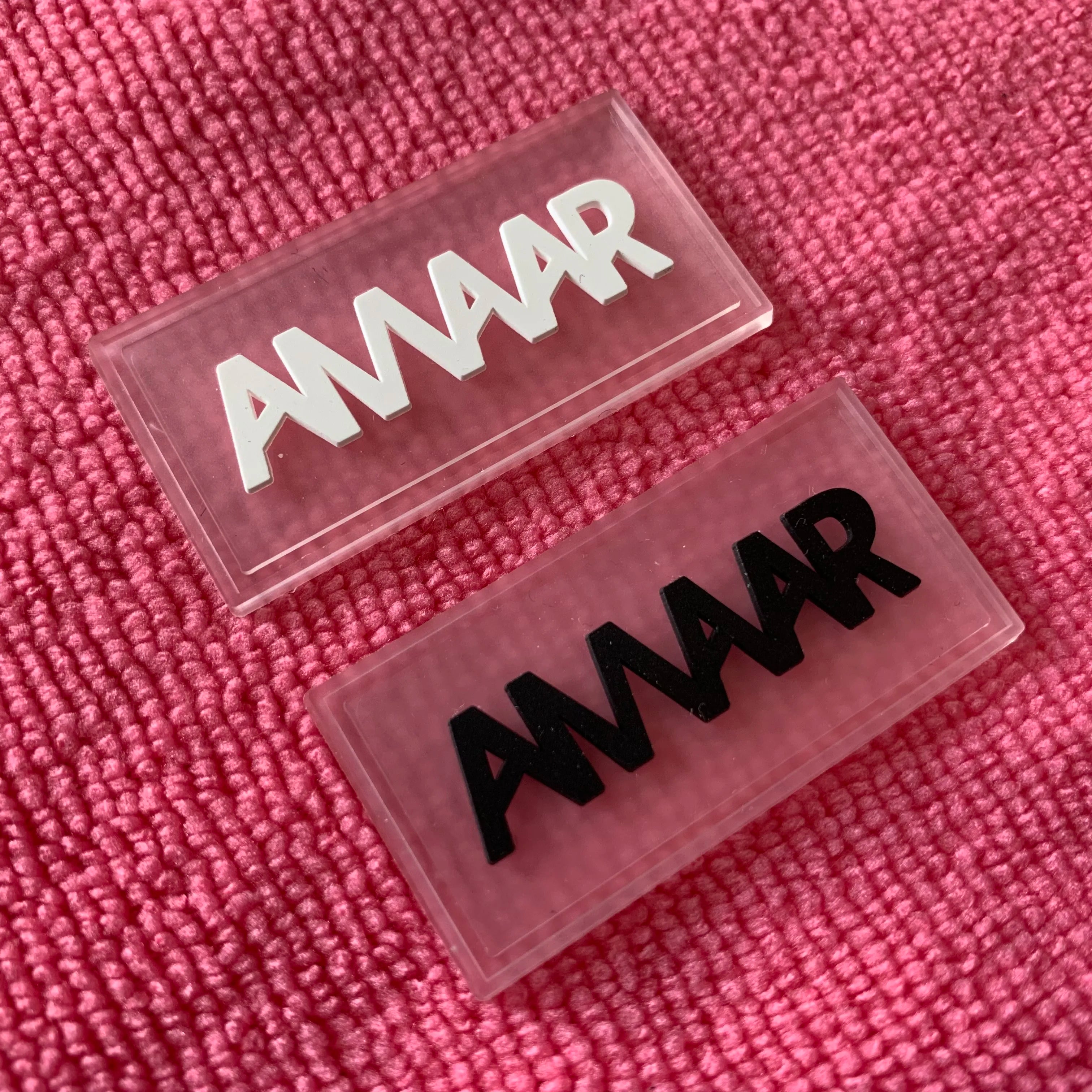 Brand Name Injection clear Soft PVC Rubber Labels for Backpackhigh Quality Transparent Silicone Rubber Patch
