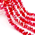 Wholesale Glass Pyramid Beads Loose Crystal Triangle Beads Decorative Faceted Cutting DIY Jewelry Making Show As Pictures