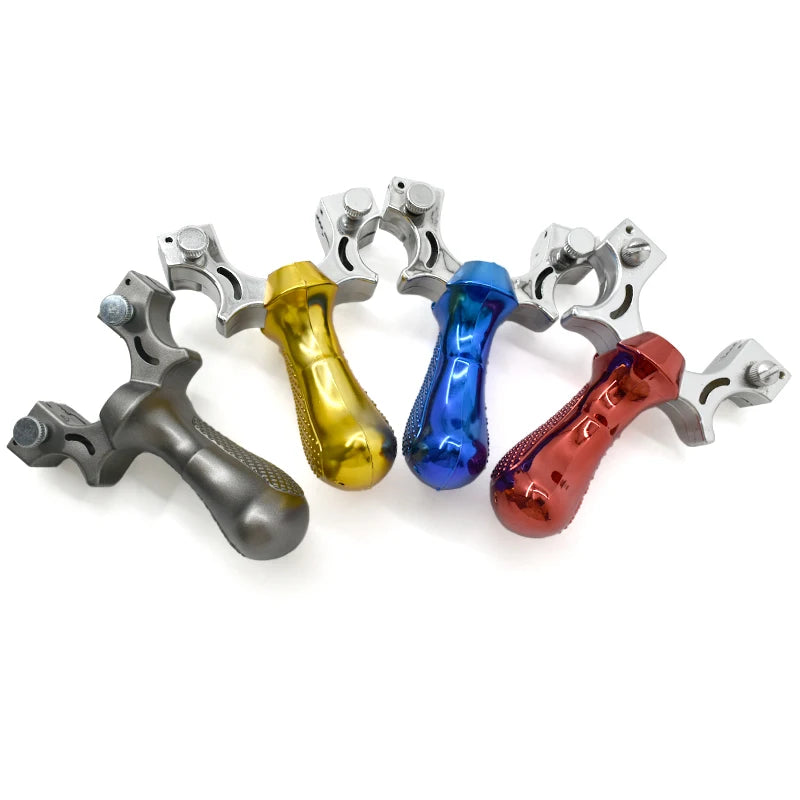 Piaoyu High Precision Horizontal Sight Resin Slingshot Multiple Color Flat Rubber Band Shooting Bow with Arrow