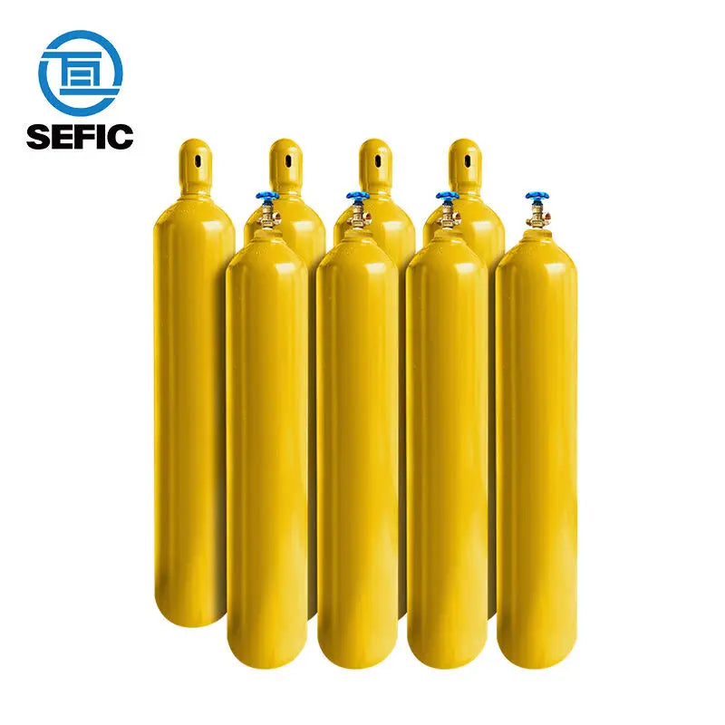 Iso9809-1 50l 300bar 229mm Tped Oxygen Nitrogen Argon Helium Co2 Empty Steel Gas Cylinder Tank