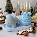 H-101 Christmas Series Santa Claus Candle Silicone Mold DIY Christmas Handmade Aromatherapy Diffuser Stone Candle Companion Gift