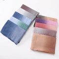 Zifeng OEM Turbanli Bayan Resimleri Muslims Wholesale Gradient Cotton Linen Long Scarf Hijab