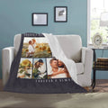 Polyester Fleece Customization Digital Sublimation Designer Photo Printed Throw Blankets