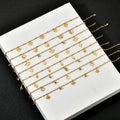 Small Lucky Star Charm Bracelet Jewelry Gold Plated Stainless Steel New Design Bracelet for Girls