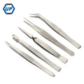 5 in 1 Electronic Tweezers Set Anti-skid Anti-static Repair Picking Mounting Tool Mobilelaptop Repair Tools