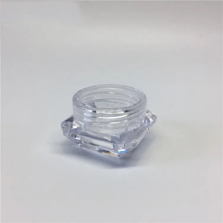 2g Diamond Bottle Manicure Box Black Cover White Cover Box PS Cycle Durable Cosmetics Trial Bottle