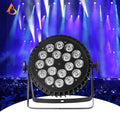 AICPOSE Hot Sale 18pcs 12w 15w 18w 4in1 5in1 6in1 Led Par Light Dmx Stage Flat Light