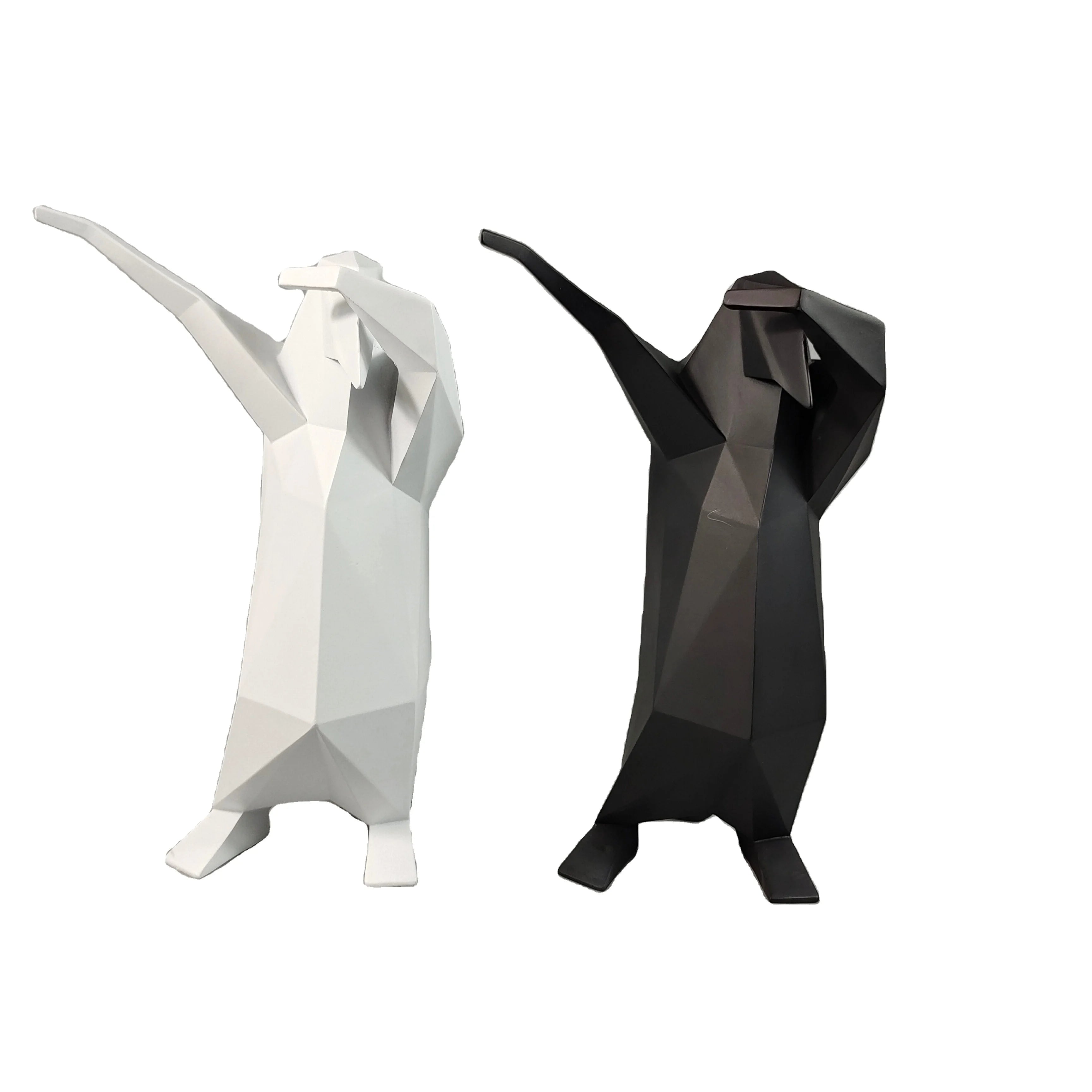 Nordic Abstract Thinker Resin Statue Handmade Figurine for Office or Home DÃ©cor for Desktop Display