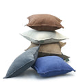 Solid Cotton Linen Decoration Green Throw Pillow Case With Zipper Euro Sham Cushion Case Cool Pillow Cover/