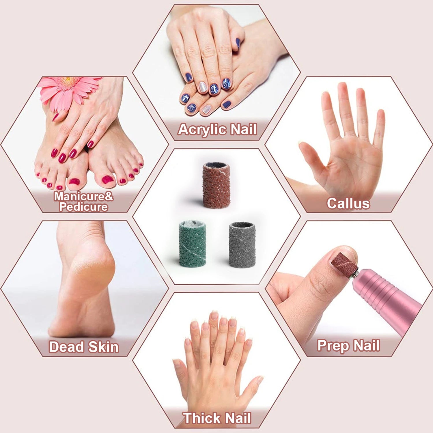 Electric Portable Nail File Machine Home Use Other Beauty Handpiece Acrylic Manicure Salon Tool Mini Nail Drill