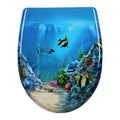 Modern Design High Quality Urea Resin Circular Soft Closing Toilet Seat Cover 3-Year Warranty Female Washing Color Printing